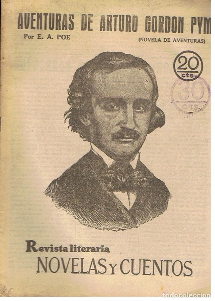 Libros: AVENTURAS DE ARTURO GORDON PYM. - Poe. E. A. - Foto 1
