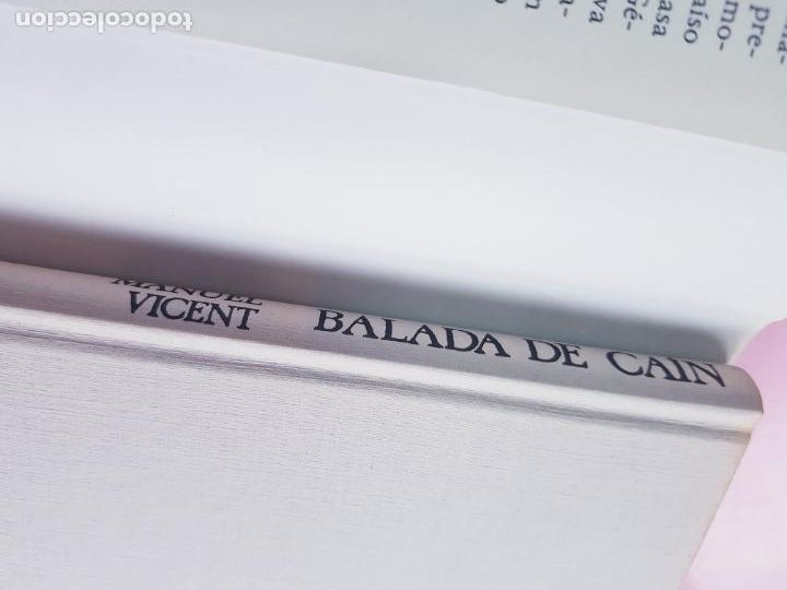 Libros: LIBRO-BALADA DE CA&Iacute;N-MANUEL VICENT-C&Iacute;RCULO DE LECTORES-1988-BUEN ESTADO - Foto 6