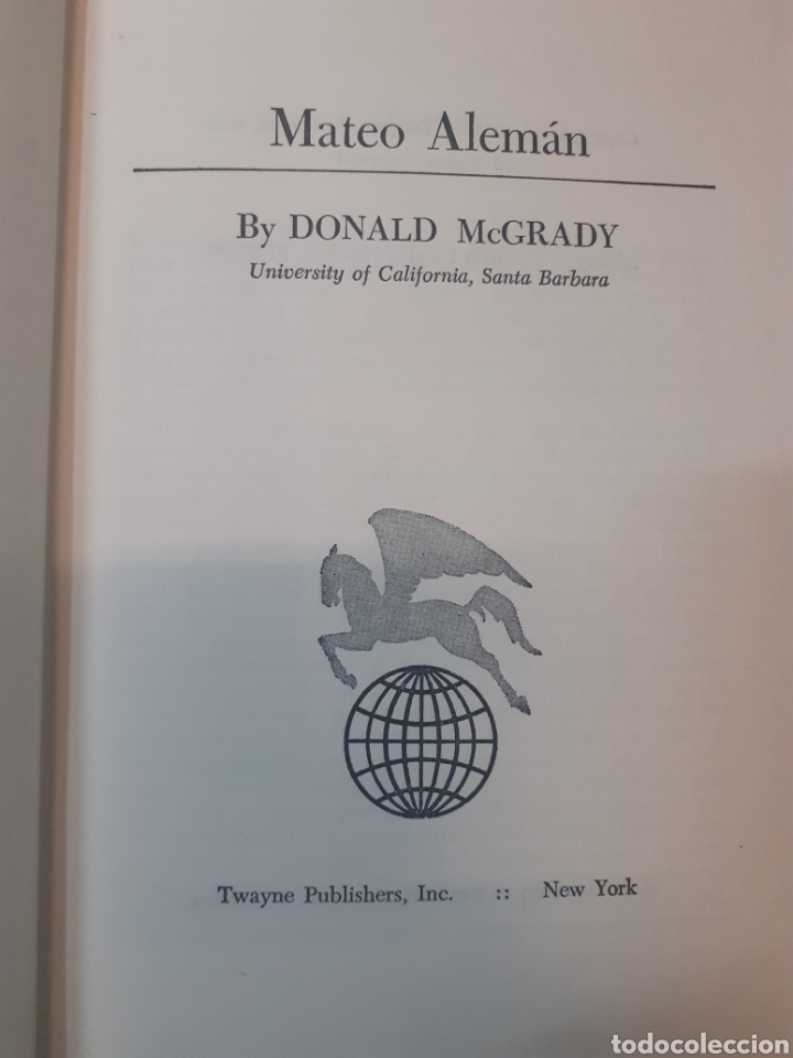 Libros: MATEO ALEMAN - McGRADY,Donald - Foto 2