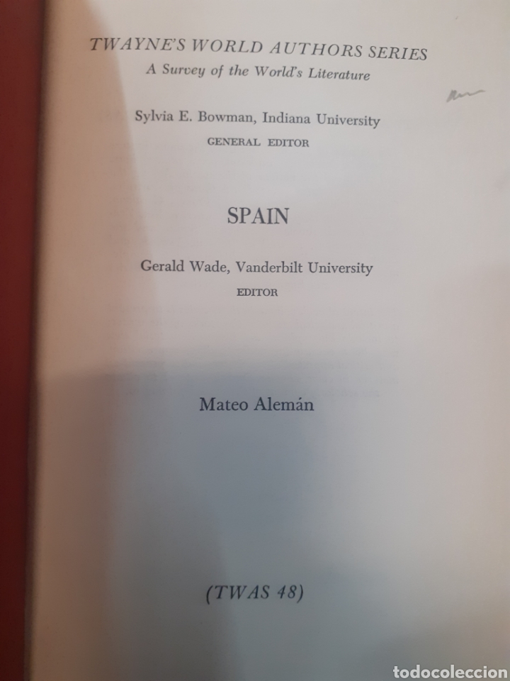 Libros: MATEO ALEMAN - McGRADY,Donald - Foto 3