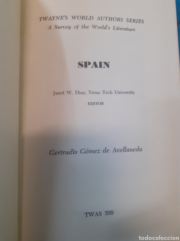 Libros: GERTRUDIS GOMEZ DE AVELLANEDA - HARTER,Hugh A. - Foto 3