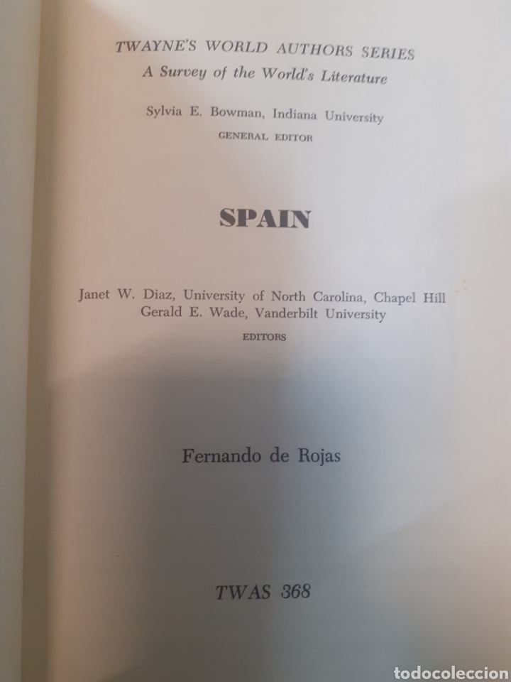 Libros: FERNANDO DE ROJAS - DUNN,Peter N. - Foto 3