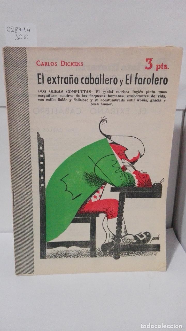 Libros: EL EXTRA&Ntilde;O CABALLERO Y EL FAROLERO - Dickens, Carlos - Foto 1