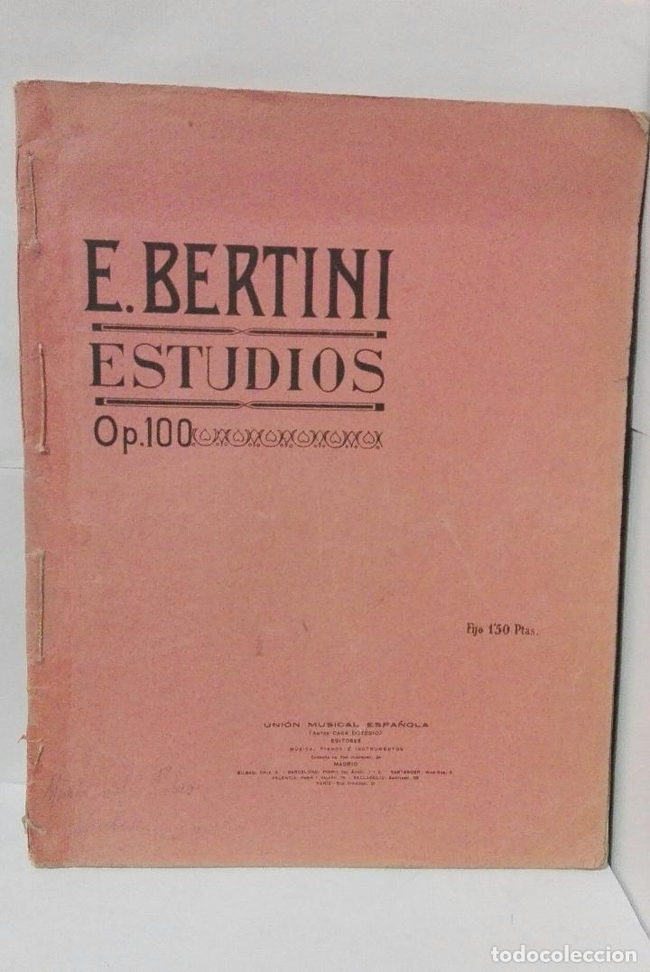 Libros: E. BERTINI-ESTUDIOS (25) OP.100 - Bertini - Foto 1