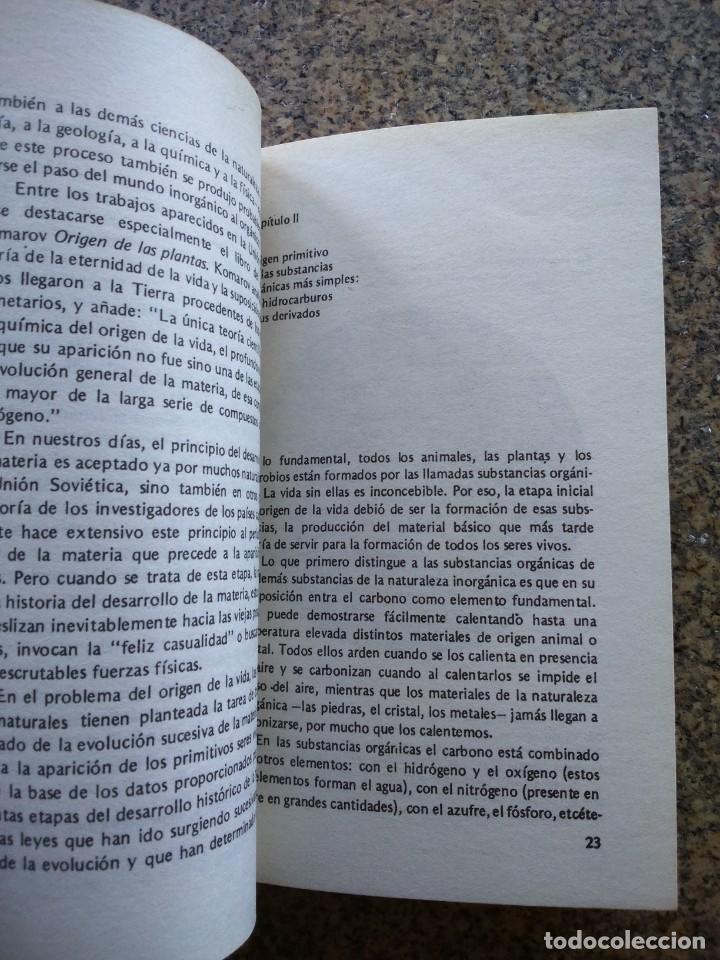 Libros: EL ORIGEN DE LA VIDA -- OPARIN -- AKAL 1979 -- - Foto 2