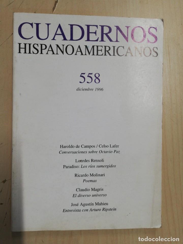 Libros: CUADERNOS HISPANOAMERICANOS. DICIEMBRE 1996. N&ordm; 558 - Foto 1
