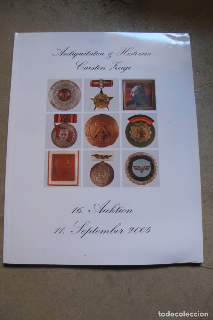 Libros: 2 SUBASTAS 2004 CATALOGO CARSTEN ZEIGE. MUCHA FOTOGRAFIA MEDALLAS, TRAJES ETC MILITARES
