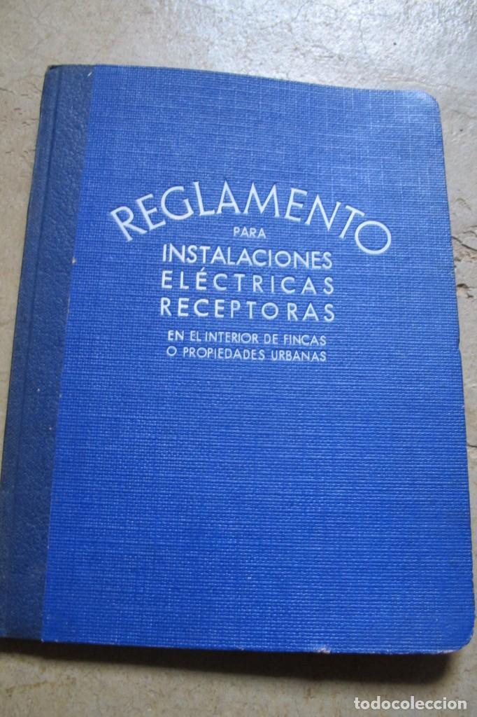Livros em segunda m&atilde;o: REGLAMENTO PARA INSTALACIONES ELECTRICAS RECEPTORAS