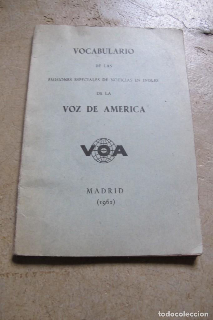B&uuml;cher: VOCABULARIO DE LAS EMISIONES ESPECIALES DE NOTICIAS EN INGLES DE LA VOZ DE AMERICA 1961