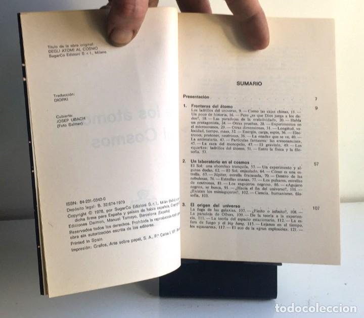 Libros: DE LOS &Aacute;TOMOS AL COSMOS. Piero Bianucci - Foto 3
