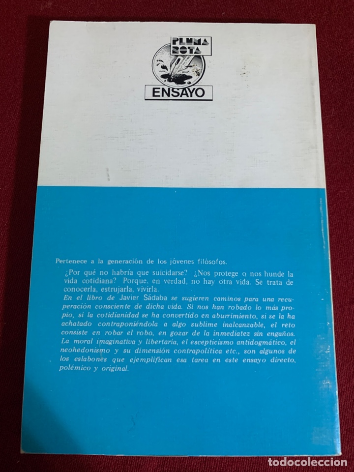 Libros: Saber vivir. Javier S&aacute;daba. - Foto 3