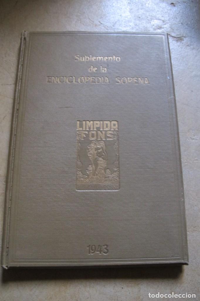 Libros: SUPLEMENTO DE LA ENCICLOPEDIA SOPENA 1943 - Foto 1