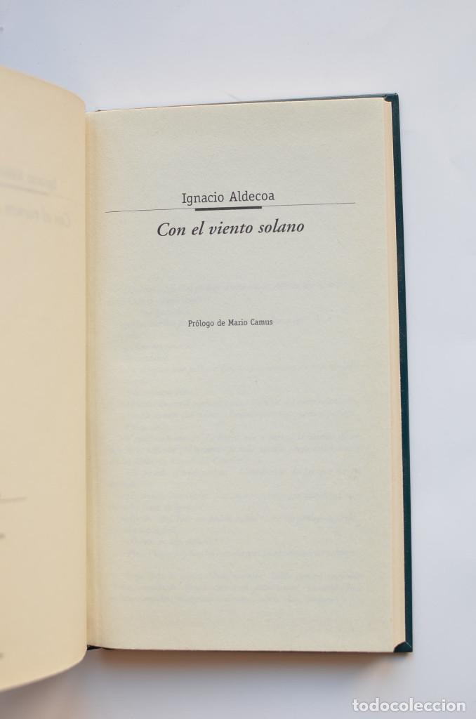 Libros: Con el viento solano - ALDECOA, Ignacio - Foto 2