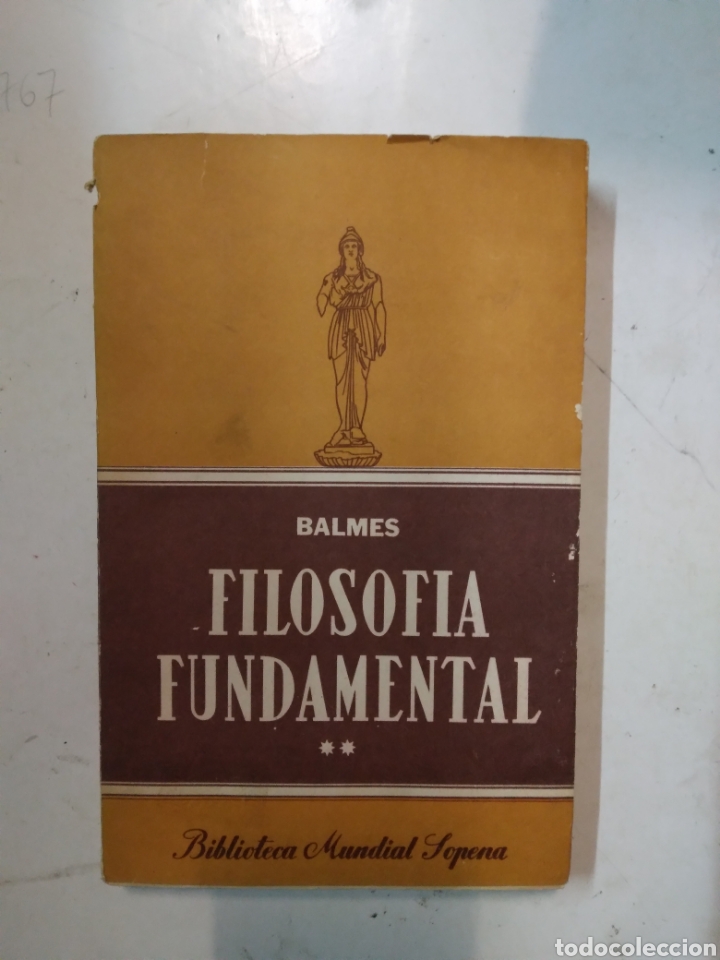 Libros: Balmes, Filosofia fundamental, Sopena - Foto 1
