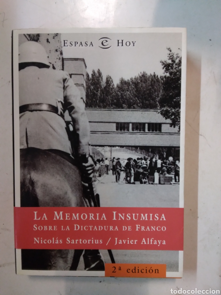 Libros: Nicol&aacute;s Sartorius, La memoria insulina,Espasa - Foto 1