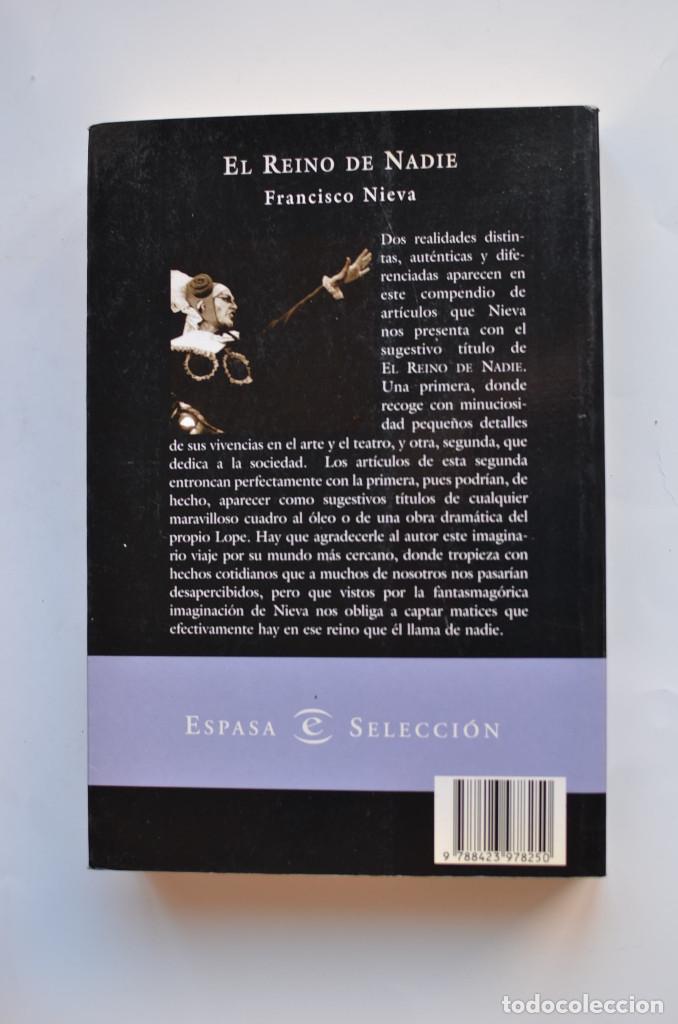 Libros: El Reino de Nadie - NIEVA, Francisco - Foto 3