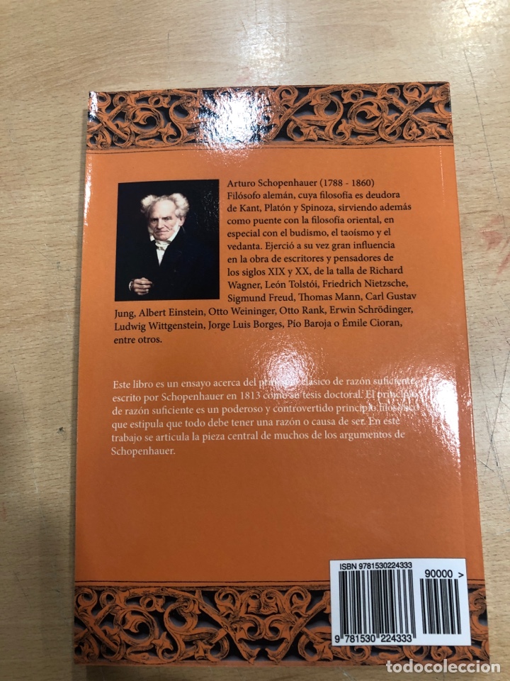 Libros: Sobre la cu&aacute;druple ra&iacute;z del principio de raz&oacute;n suficiente. Schopenhauer - Foto 2