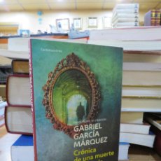 Libros: GABRIEL GARCÍA MARQUEZ CRÓNICA DE UNA MUERTE ANUNCIADA RANDOM HOUSE 2010 TAPA BLANDA. Lote 312801578