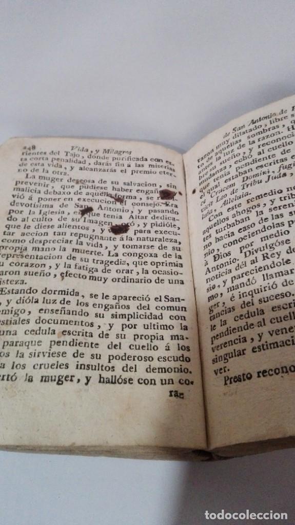 Libros: VIDA Y MILAGROS DEL GLORIOSO SAN ANTONIO DE PADUA - Foto 3