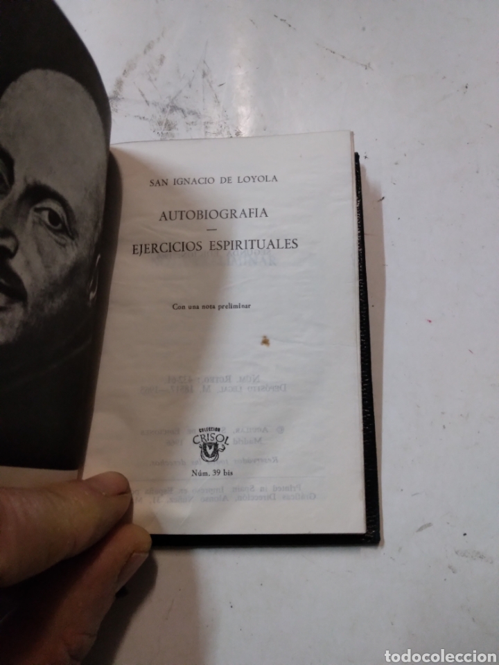 Libros: San Ignacio de Loyola,Autobiograf&iacute;a,Crisol - Foto 2