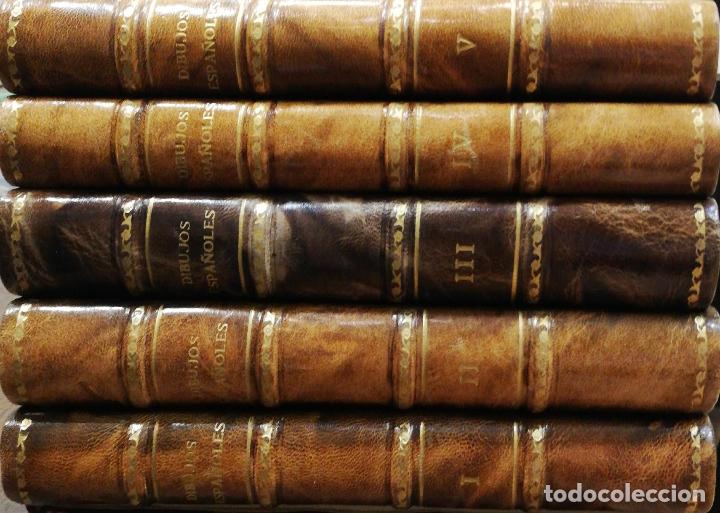 Libros: S&Aacute;NCHEZ CANT&Oacute;N, F. J. - Dibujos espa&ntilde;oles. 5 tomos. - Foto 2