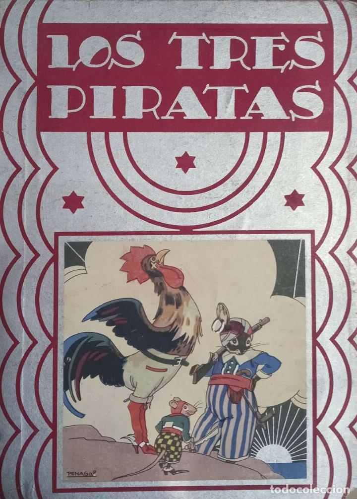 Libros: AN&Oacute;NIMO. - Tres piratas. - Foto 2