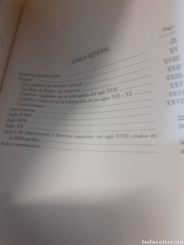 Libros: OBRAS COMPLETAS. Tomo 1. Bibliograf&iacute;a - FEIJOO,Benito Jeronimo - Foto 3