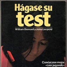 Libros: HÃ¡GASE SU TEST. Lote 313324398