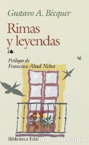 Libros: RIMAS Y LEYENDAS - GUSTAVO ADOLFO BECQUER. - Foto 1