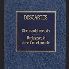 Libros: DISCURSO DEL METODO. REGLAS PARA LA DIRECCION DE LA MENTE. Lote 313352023