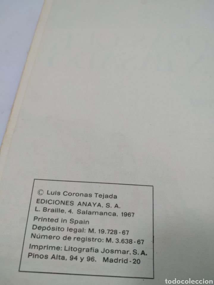 Libros: Las cosas que han pasado. 7&deg; Curso. Luis Coronas. - Foto 3