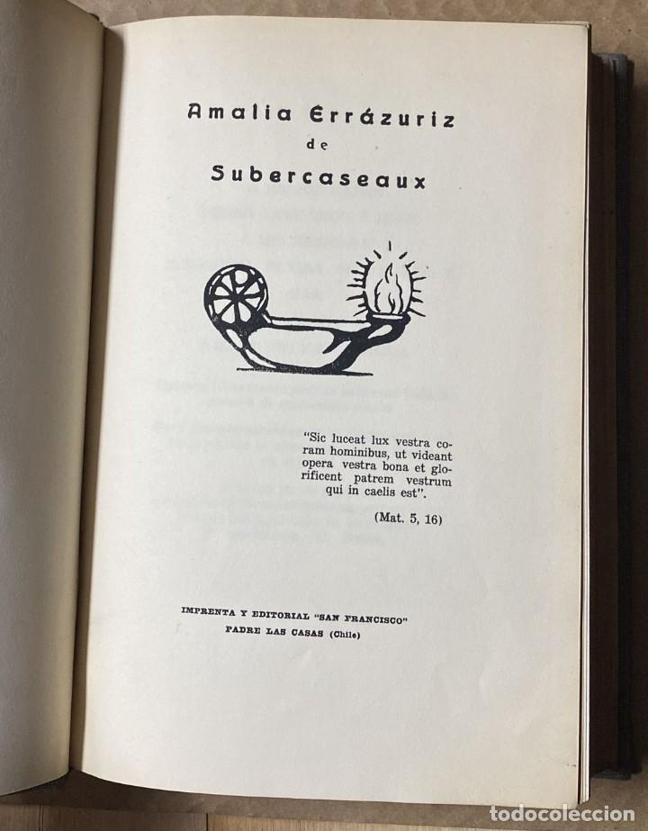 Libros: AMALIA ERR&Aacute;ZURIZ DE SUBERCASEAUX - Foto 1