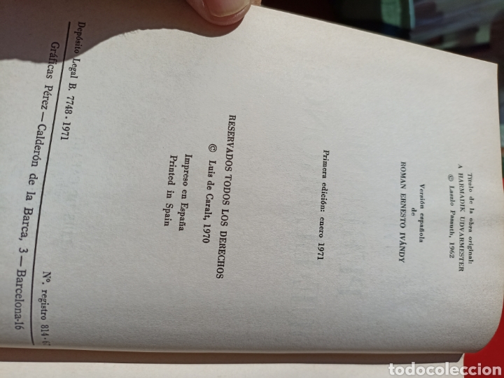 Libros: M&aacute;s perenne que el bronce,Laszlo Passuth, luis de Caralt editor 1ra edicion - Foto 5