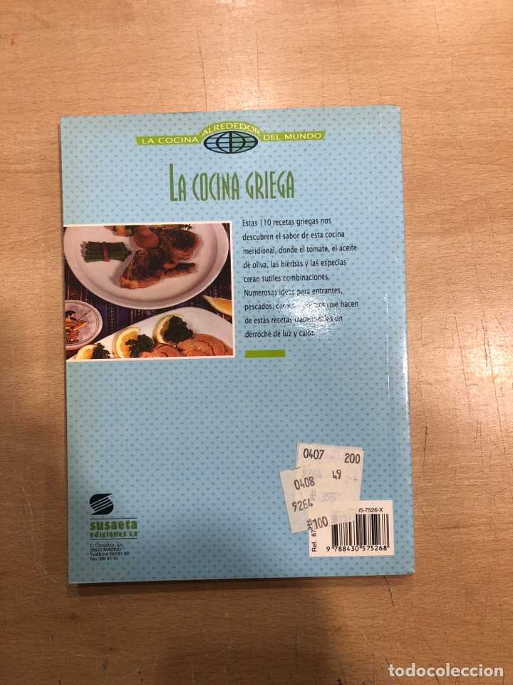 Libros: La cocina Griega. Gilbert Wenzler - Foto 2