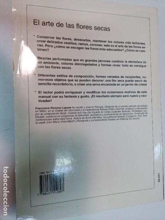 Libros: FRANCESCA ROMANA El arte de las flores secas SA7539 - Foto 2