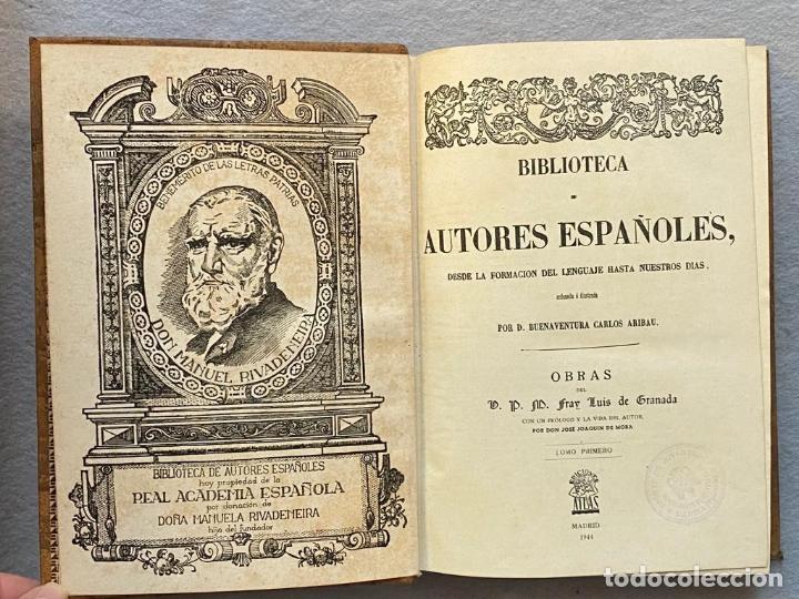Libros: OBRAS. 3 tomos. - GRANADA, FRAY LUIS. - Foto 2