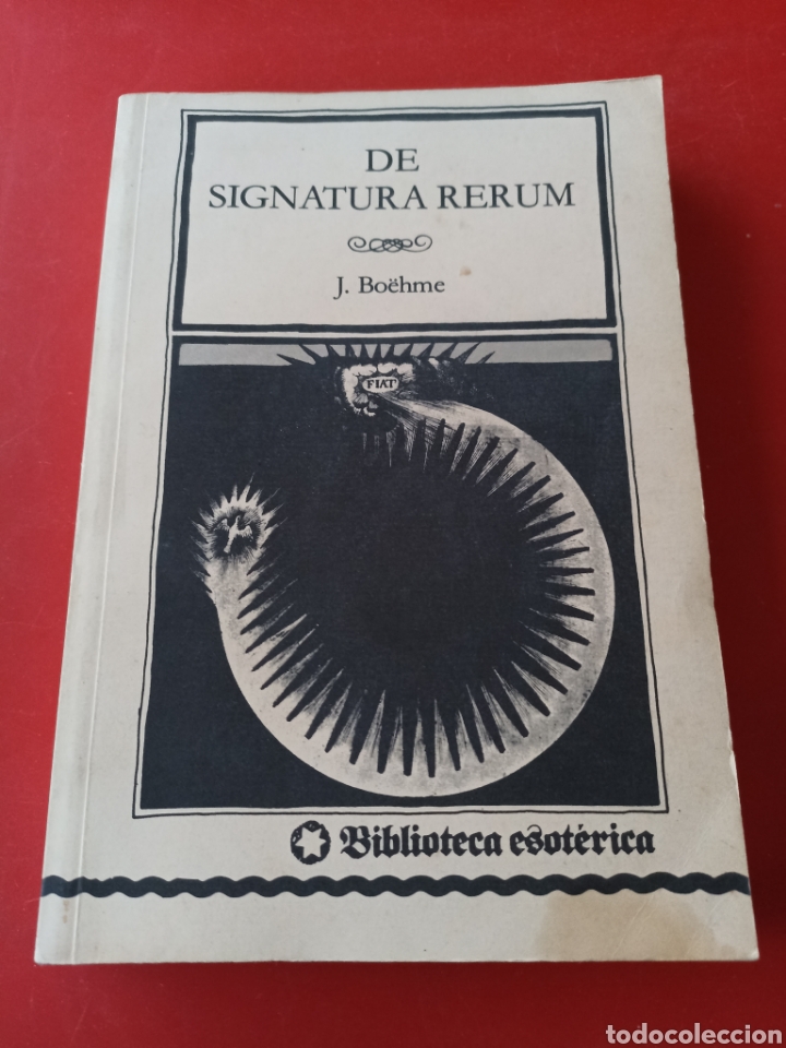 Libri di seconda mano: De signature rerum,J.Boehm, biblioteca esot&eacute;rica, Mu&ntilde;oz moya editores
