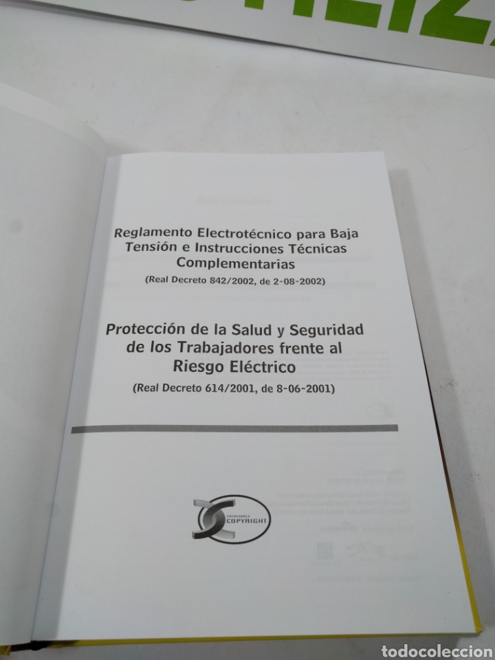 Libros: Reglamento electrot&eacute;cnico para baja tensi&oacute;n e instrucciones t&eacute;cnicas complementarias. - Foto 2
