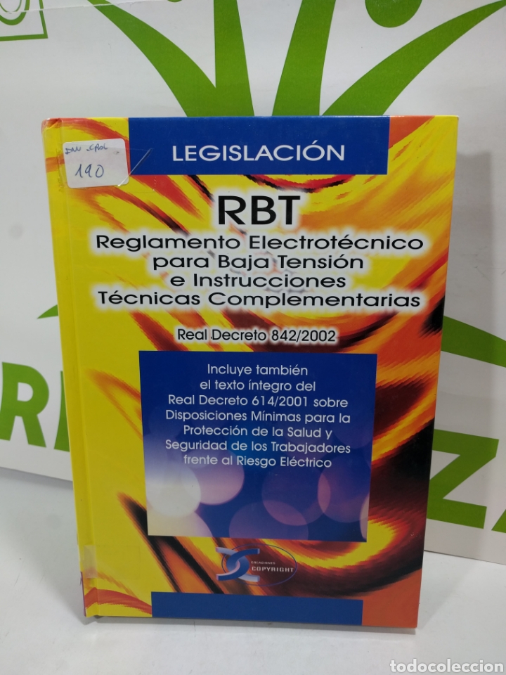 Libros: Reglamento electrot&eacute;cnico para baja tensi&oacute;n e instrucciones t&eacute;cnicas complementarias. - Foto 1