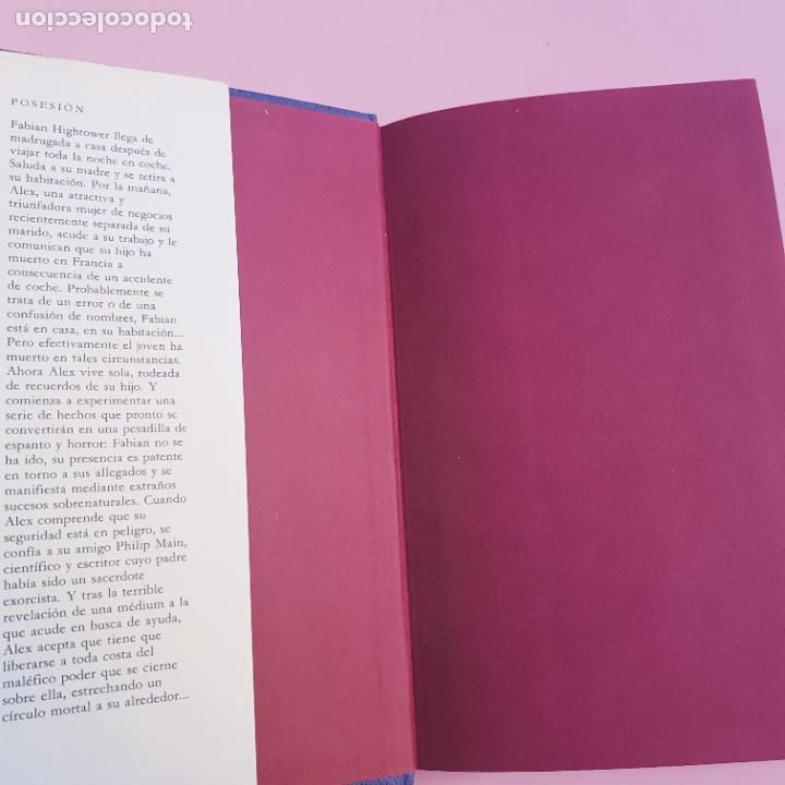 Libros: LIBRO-POSESI&Oacute;N-PETER JAMES-SOBRECUBIERTA-COLECCIONISTA-EXCELENTE - Foto 5