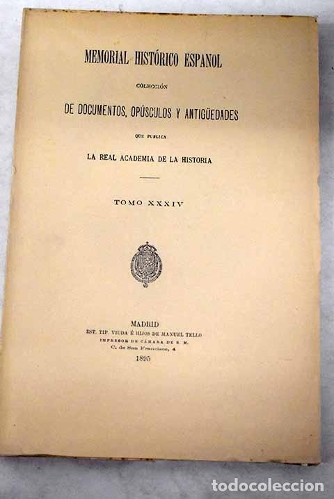 Libros: Memorial hist&oacute;rico espa&ntilde;ol: colecci&oacute;n de documentos - Foto 1