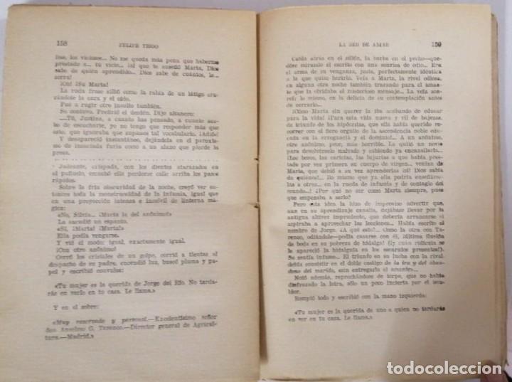 Libros: La sed de amar - Trigo,Felipe - Foto 2