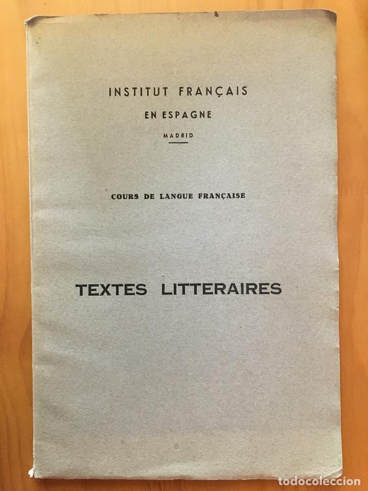 B&uuml;cher: TEXTES LITERAIRES - INSTITUT FRAN&Ccedil;AIS EN ESPAGNE