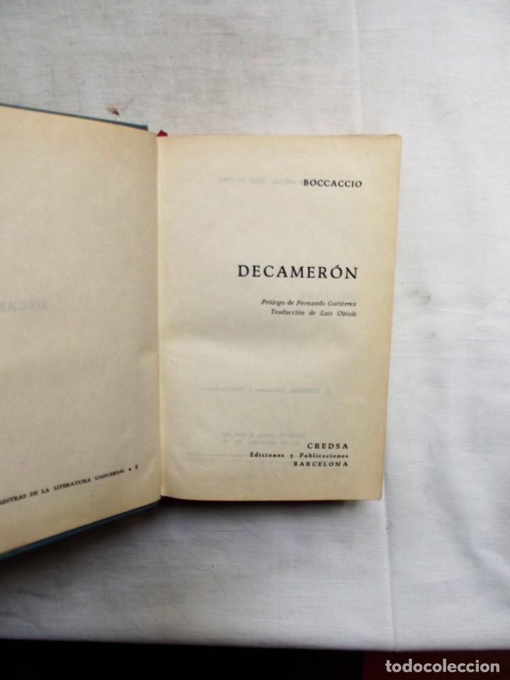 Libros: DECAMERON DE BOCCACCIO GREDSA EDITORIAL - Foto 2