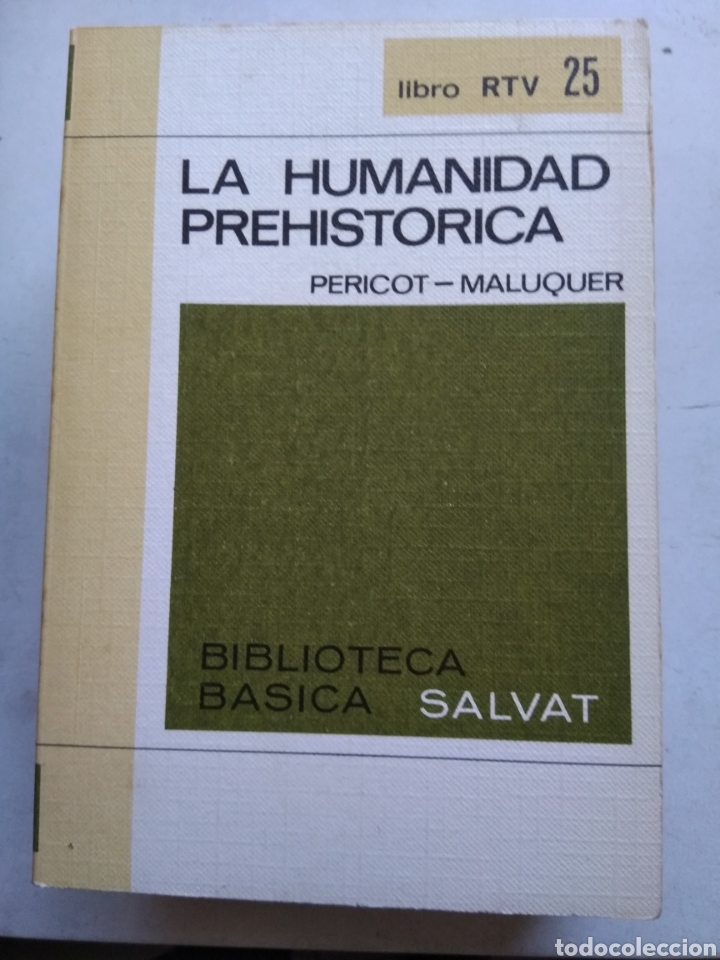 Libros: LA HUMANIDAD PREHISTORIA/PERICOT - Foto 1