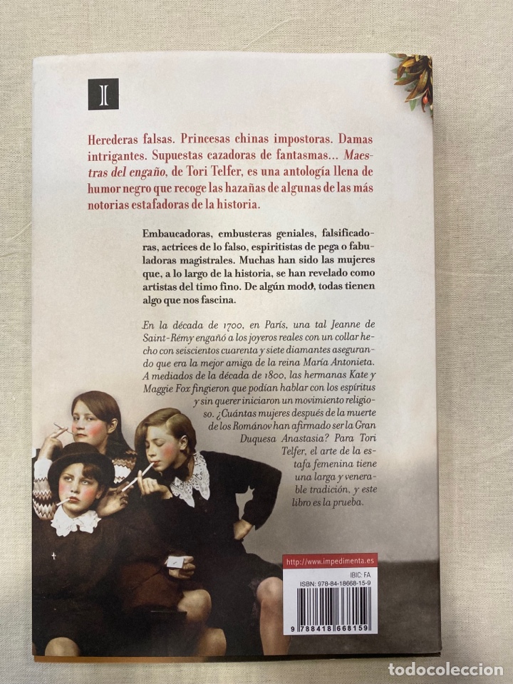 Libros: MAESTRAS DEL ENGA&Ntilde;O, Tori Telfer - Foto 2