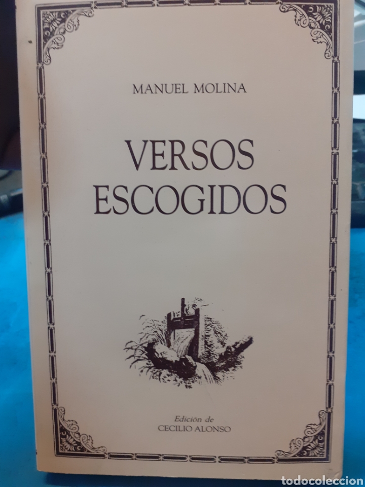 Libros: VERSOS ESCOGIDOS - MOLINA,Manuel - Foto 1