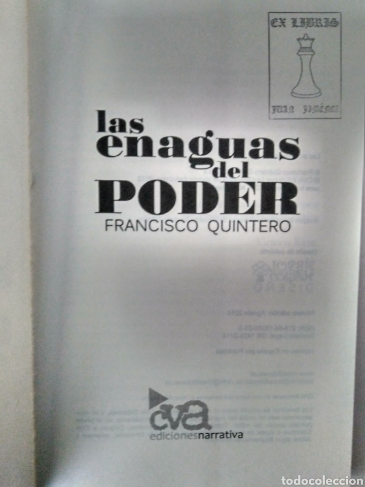 Libros: Las enaguas del poder/ Francisco Quintero - Foto 3