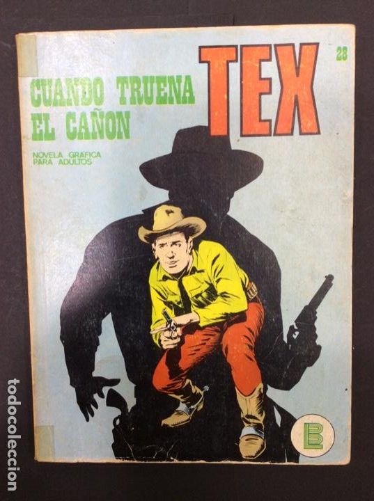 Libri di seconda mano: tex n&ordm; 28 cuando truena el ca&ntilde;on burulan