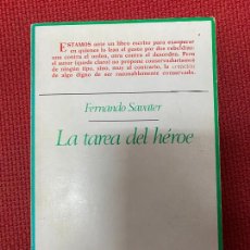 Libros: LA TAREA DEL HÉROE. FERNANDO SAVATER. TAURUS, 1982.. Lote 314099413